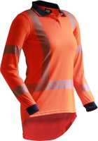 TTMC L/S Segmented Tape Microfibre Polo Women&rsquo;s