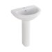 Tucker French Radlett 500mm Two Taphole Basin (Full Pedestal)