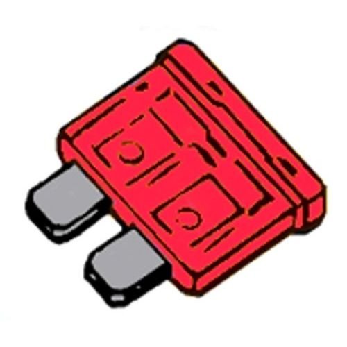 10 amp Mini Blade Fuse (Red) PK 100