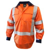 Hi-Vis D/N TTMC Shirt, H-back, Ripstop, LS
