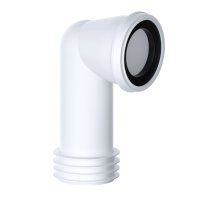 Viva Easi-Fit WC 90° Bend WC Pan Connector - Polypropylene PP0005
