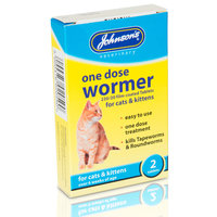 Johnson's One Dose Wormer Cat x 1