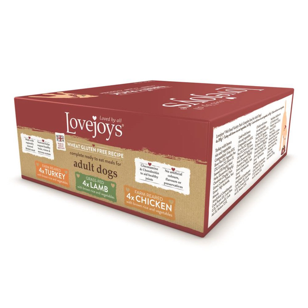 Lovejoys Wet Variety Case 12x395g