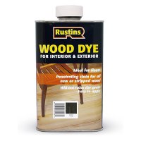 Rustins Wood Dye - Ebony - 1L