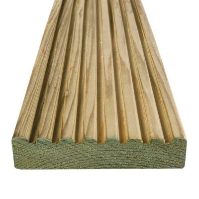 SCA Timber Redwood 5th Green Treated Deck Boards 32 x 125mm x 3.6m 49520