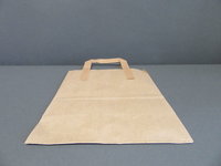 Bag/handle Med Brown Paper 8x13x10