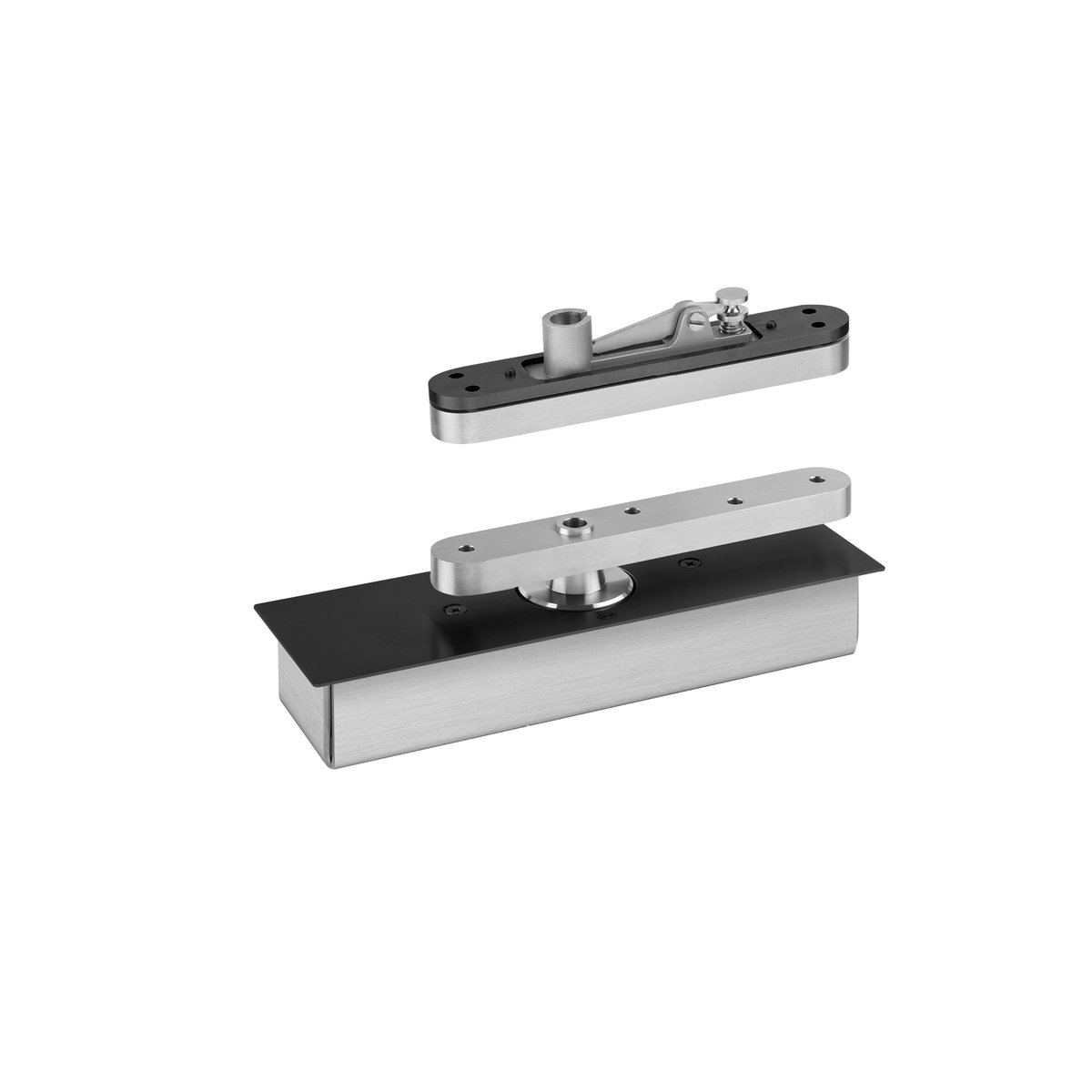 Flush Hinge IN.05.500 Titanium Black Set
