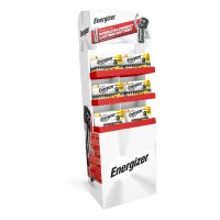 ENERGIZER ALKALINE POWER BATTERY 12 PACK FSDU 106 CARDS (64 X AA & 42 X AAA)