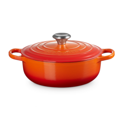 Le Creuset Round Sauteuse - Volcanic (24cm)