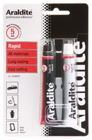 ARA400005 ARALDITE RAPID SETTIING ADHESIVE 15ML X 2 (RED)