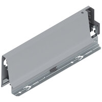 Left Hand TANDEMBOX 'A' Profile 83mm High Metallic Grey Drawer Sides, to Suit 500mm NL
