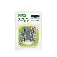 ALM Greenhouse Springwire Glazing Clips 50pk