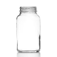Powder Bottles Clear Glass No Cap 250ml PK.42