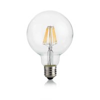VINTAGE D95 E27 8W CLEAR GLOBE SMALL 3000K DIMMABLE