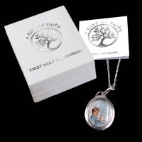 Sterling Silver Necklet/Communion Boy   (C69151)