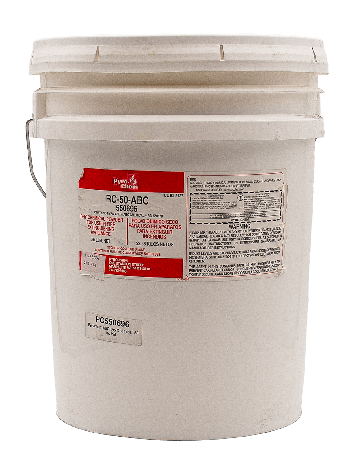 PyroChem ABC Dry Chemical, 50 lb. Pail