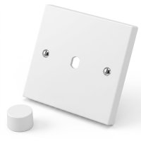 Lincoln 1 Gang  Dimmer Plate + Knob