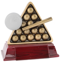 14cm Balls Racded with Cue (Ant Gold)
