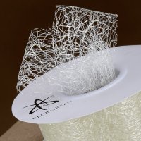 Spider Web Net On Ribbon Ivory - 3.8cm x 20m