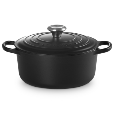 Le Creuset Round Casserole Dish - Black