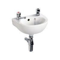 SANDRINGHAM 21 BASIN 350 2 TAPHOLE E893001 WHITE