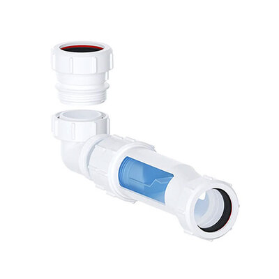 Viva 1-1/2&Prime; 40mm Self-Sealing Waterless Waste Valve with Adapters WTSTC40