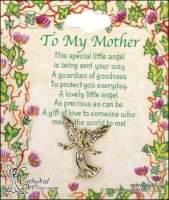 Angel Pin Brooch- To My Mother   (1727)