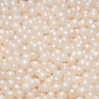 Pearlised Sugar Balls Ivory/Cream - 6mm
