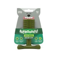 Bamboodle Dog T-Bone Chew Toy Small Mint and Lamb Green 4inch