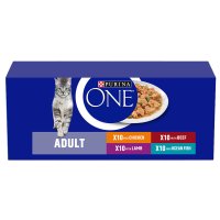 Purina One Cat Pouch Mixed Selection in Gravy 40x85g