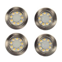 four chrome external LED lights