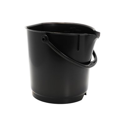 Foodgrade production bucket - 9 ltr, black