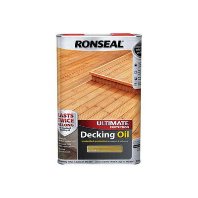 Ronseal Ultimate Decking Oil 5ltr Natural