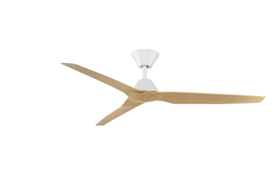 Fanco Infinity-ID 54" DC Smart White and Beechwood Ceiling Fan