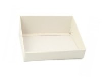 SMART TRAY CREAM 280X220X90 HIGHBACK LOWFRONT