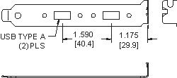 Computer Brackets USB &nbsp;EISA/ISA or PCI