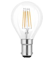 Golfball Filament Lamp Dimmable 4w B15