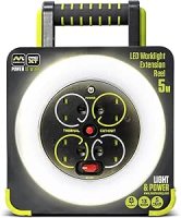 Luceco 4 Socket Worklight 13A Cable Reel 5Mtr
