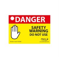 Arctic Hayes 'Danger Safety Warning' Notice Pad (10Pk) A663060
