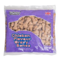 Pointer Dog Chicken Flavoured Gravy Bone Biscuits 6x400gm