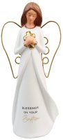 Porcelain Angel Statue/Baptism  (39702)