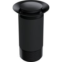 Top Fix Basin Waste UNSLOTTED 60mm G1-1/4" Matt Black