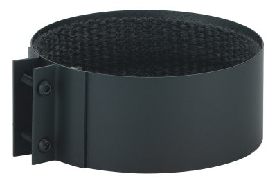 Zwart gelakte montage ring 100 mm