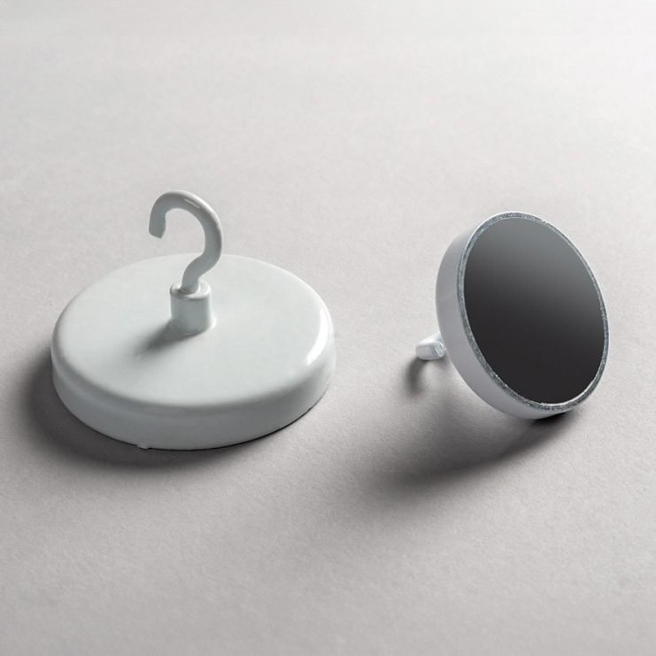 White Magnethook Metal
