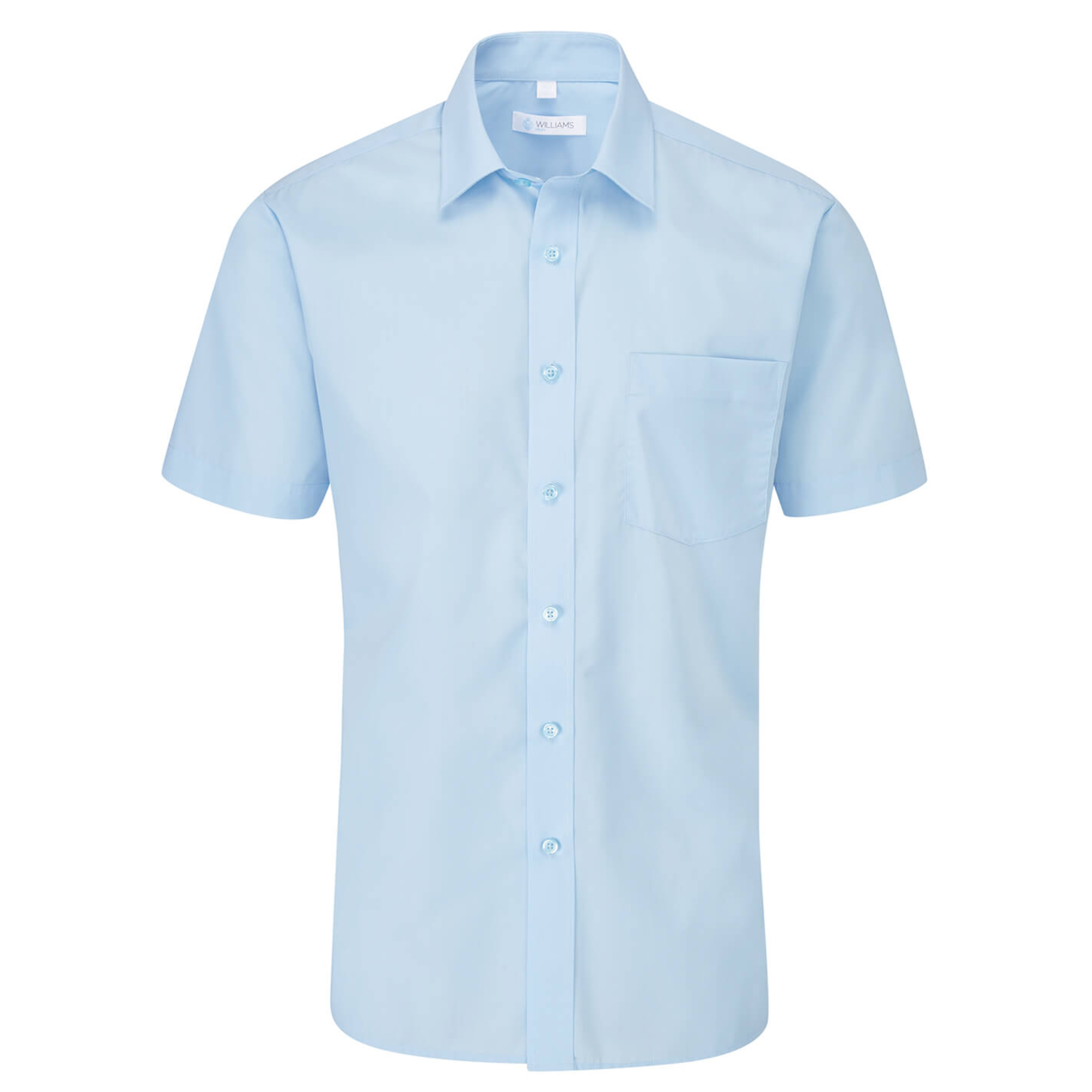 Disley Classic Short Sleeve Shirt, Blue