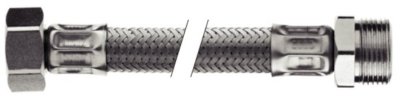 Flexibel inox 0-90&deg;C 10bar 4/4Fx3/4M L=600mm