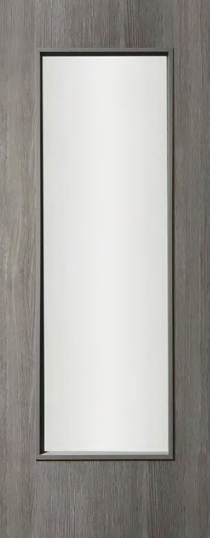 Grey Napoli 1 Panel Frosted