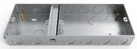 Cesco TE75 25mm 2 + 1 Split Flush Metal Box