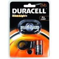 DURACELL 5 X LED FRONT BIKE LIGHT