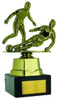 19cm Gold Double Soccer (M) Figure on Black M